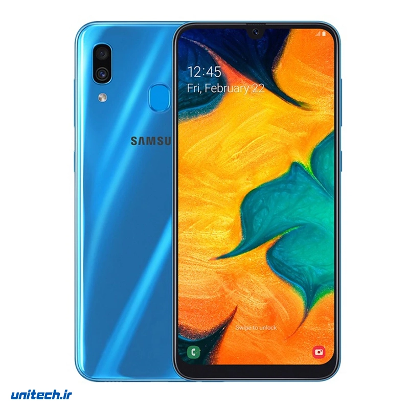 گوشی موبایل سامسونگ مدل Galaxy A30 SM A305F DS دو سیم کارت ظرفیت 32 گیگابایت XO1g00